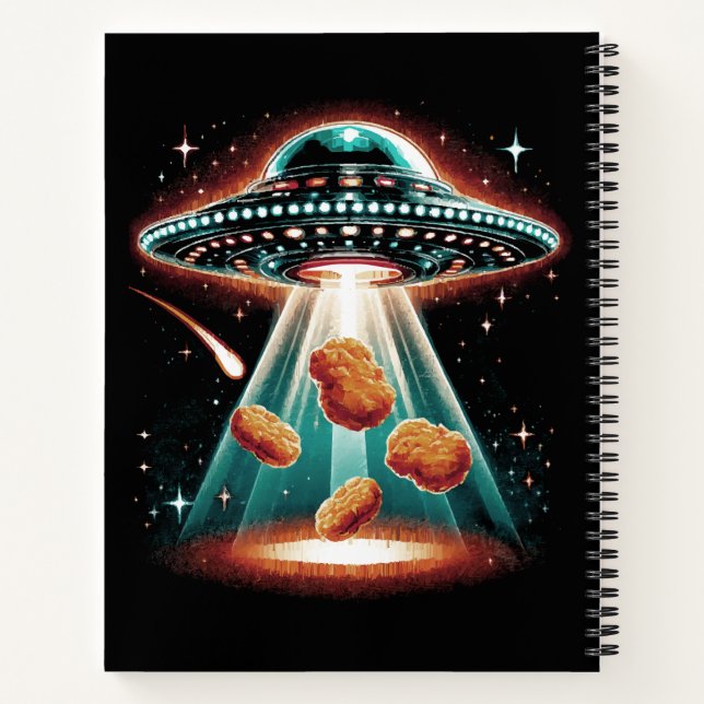 Crispy Chicken Nugget Notizbuch (Rückseite)
