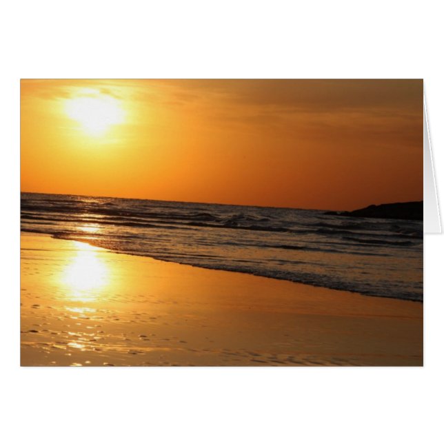 Crispy Sun Reflection bei Sonnenuntergang (Vorderseite (Horizontal))