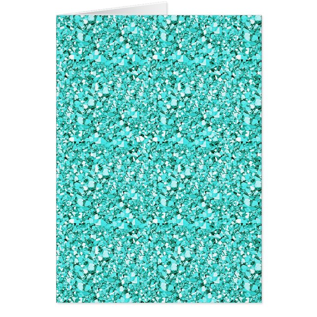 cristal druzy - bleu aquamarine (Devant)