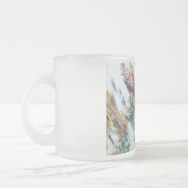 Cristal flower mug ♡ Taza de vidrio flores  (Gauche)