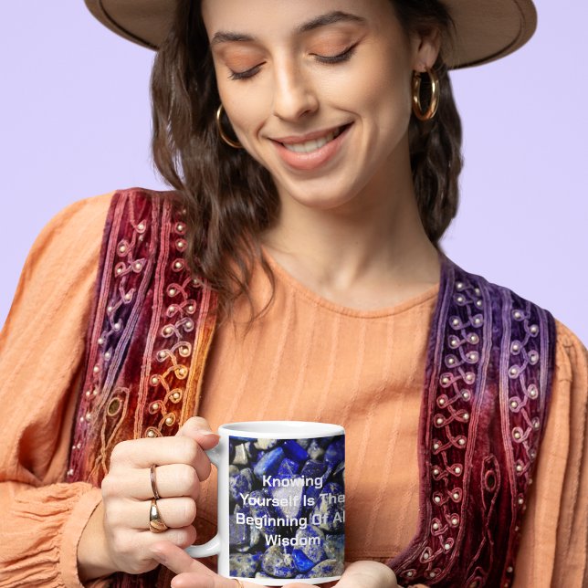 Cristaux de pierres précieuses Lapis Lazuli Mug (Créateur téléchargé)