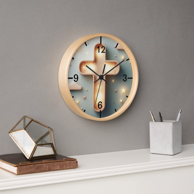 Cristian-Cross-Mauer Uhr (Büro)