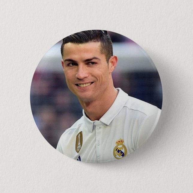 Cristiano Ronaldo Brosche Button (Vorderseite)
