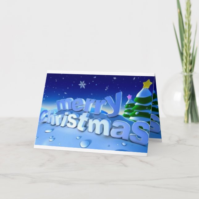 Cristmas Card Feiertagskarte (Vorderseite)