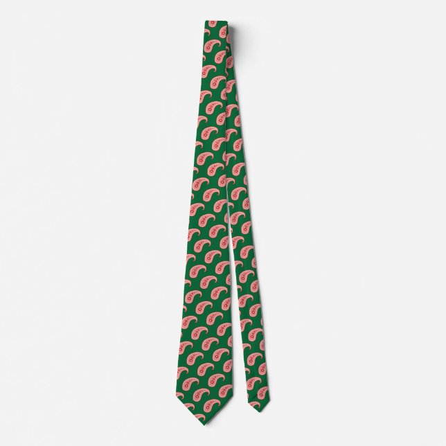 Cristmas Paisley Krawatte (Vorderseite)