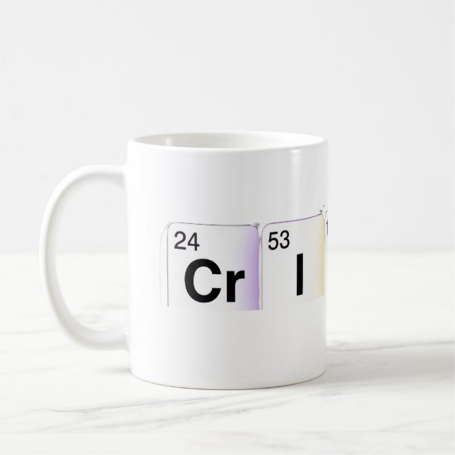 Cristo Chemische Elemente Kaffeetasse (Links)