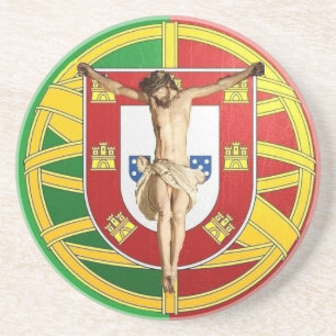 Cristo Jesus Salvador de Portugal Getränkeuntersetzer