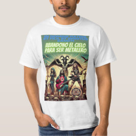 Cristo Metalero: Un Himno de Rock y Fe T-Shirt