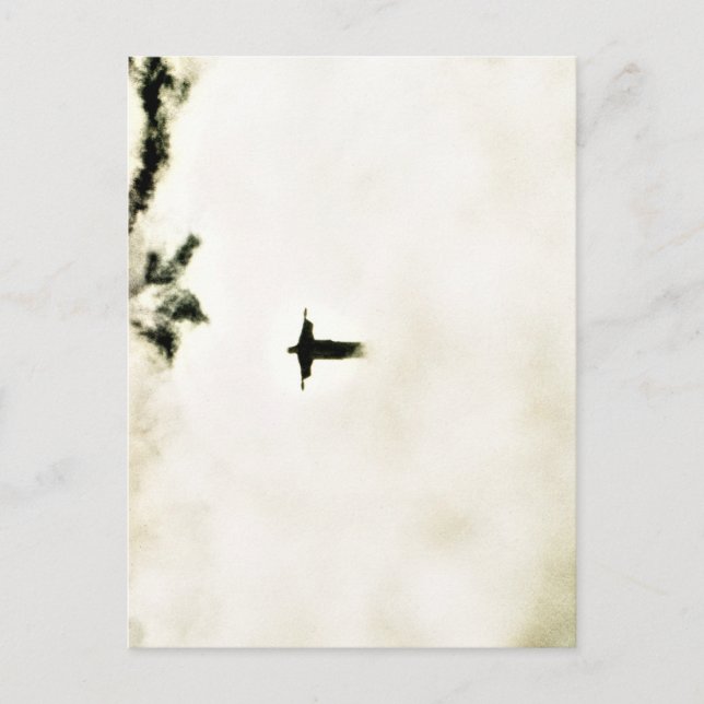 Cristo Redentor in den Wolken Postkarte (Vorderseite)