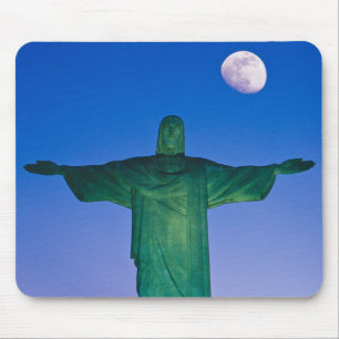 Cristo Redentor Statue Rio de Janeiro Brasilien Mousepad