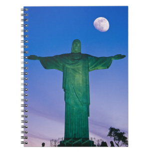 Cristo Redentor Statue  Rio de Janeiro Brasilien Notizblock