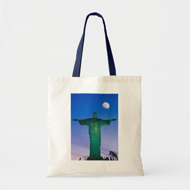 Cristo Redentor Statue| Rio de Janeiro Brasilien Tragetasche (Vorne)