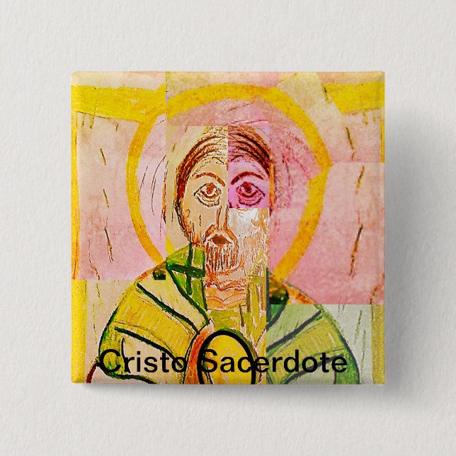 Cristo Sacerdote Button (Vorderseite)