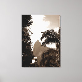 Cristo visto da Rua Leinwanddruck