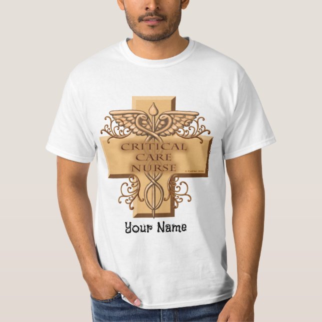 Critical Care Nurse Caduceus T - Shirt (Vorderseite)