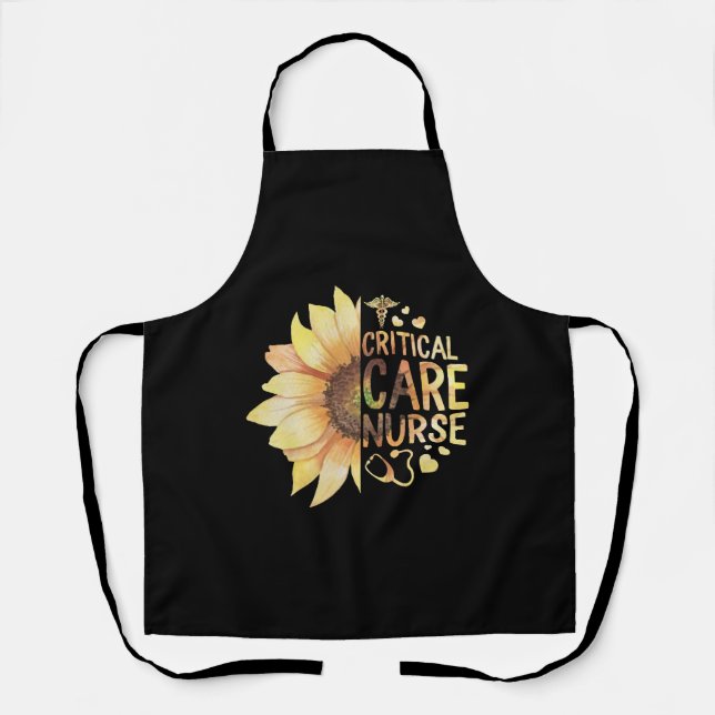 Critical Care Nurse Shirt, ICU Nurse Gift, Schürze (Vorderseite)