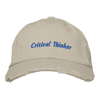 Critical Thinker störte Cap Bestickte Kappe
