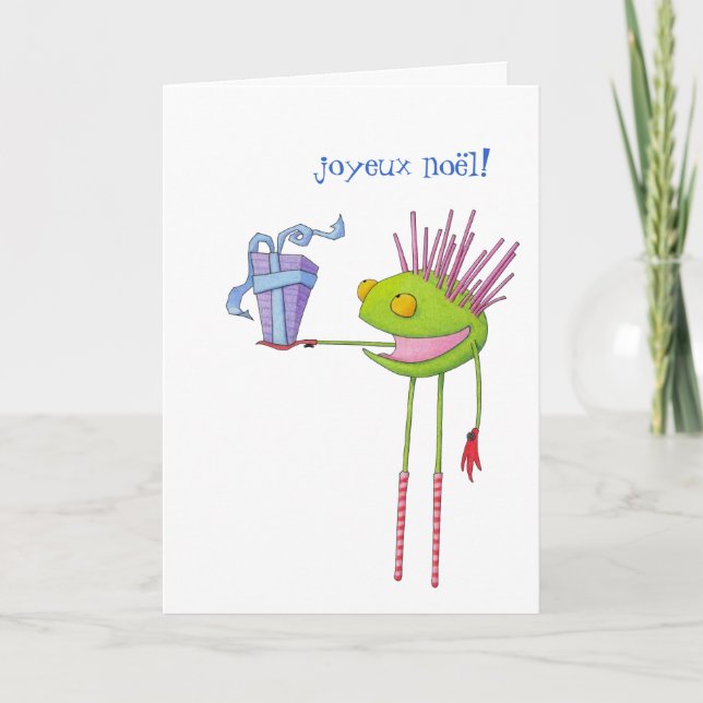 Critter Cedric-Weihnachtskarte Feiertagskarte (Vorderseite)