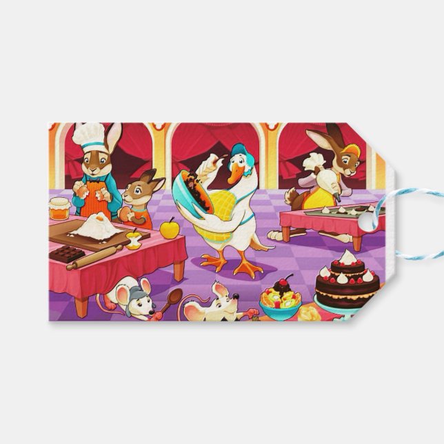 "Critter Cuisines" Geschenkanhänger (Vorderseite (Horizontal))