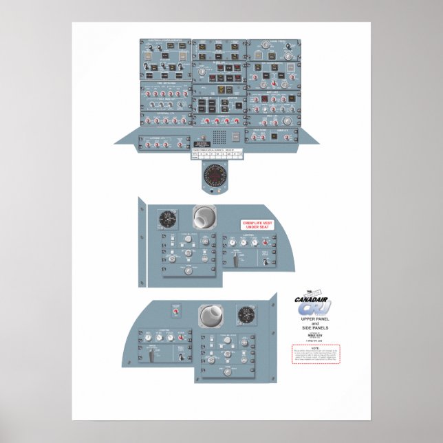 CRJ Upper Panel Poster (Vorne)