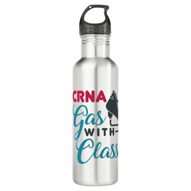 CRNA Gas mit Klasse Funny Aufwertung Edelstahlflasche (Vorderseite)