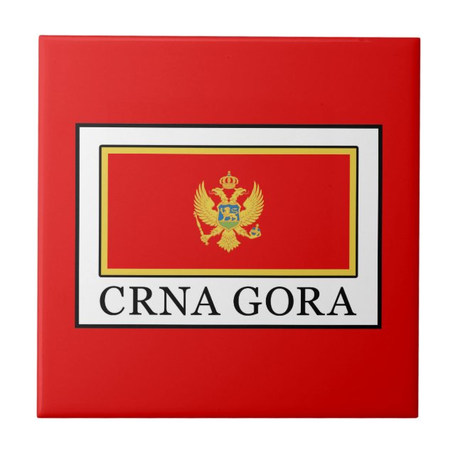 Crna Gora Fliese (Vorderseite)
