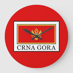 Crna Gora Große Wanduhr