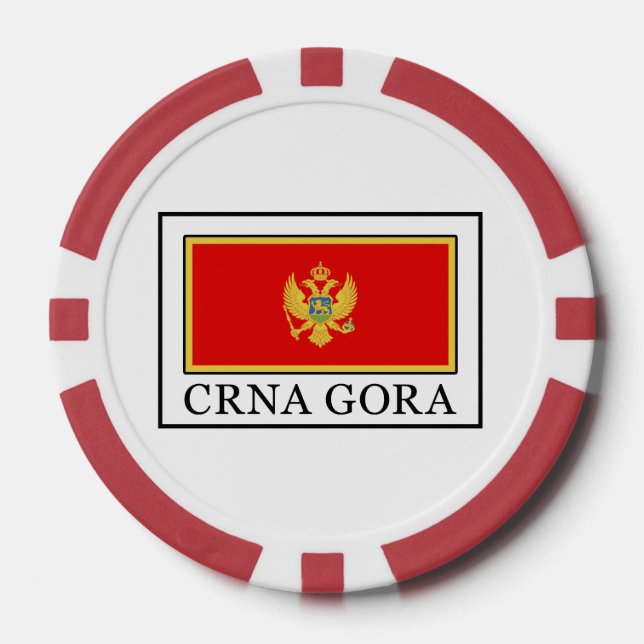 Crna Gora Pokerchips (Vorderseite)