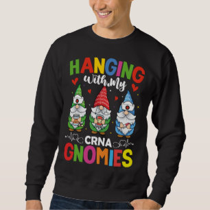 CRNA-Krankenschwester Krankenhaus Anästhesie Hängt Sweatshirt