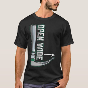 CRNA Laryngoskop Anästhesiologe Intubation T-Shirt
