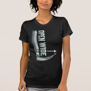CRNA Laryngoskop Anästhesiologe Intubation T-Shirt