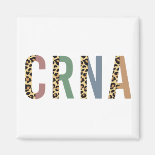 CRNA Nurse Anästhesist Cheetah Leopard Druck Magnet