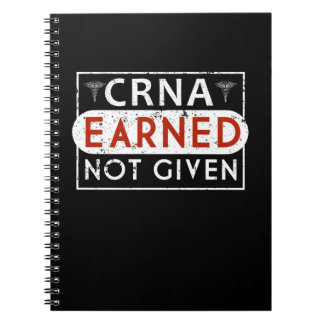CRNA registrierter Anesthetist-Anästhesiologe Notizblock