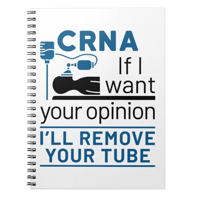 CRNA Wenn ich Ihre Meinung Gewollt, werde ich Ihre Notizblock (Vorderseite)