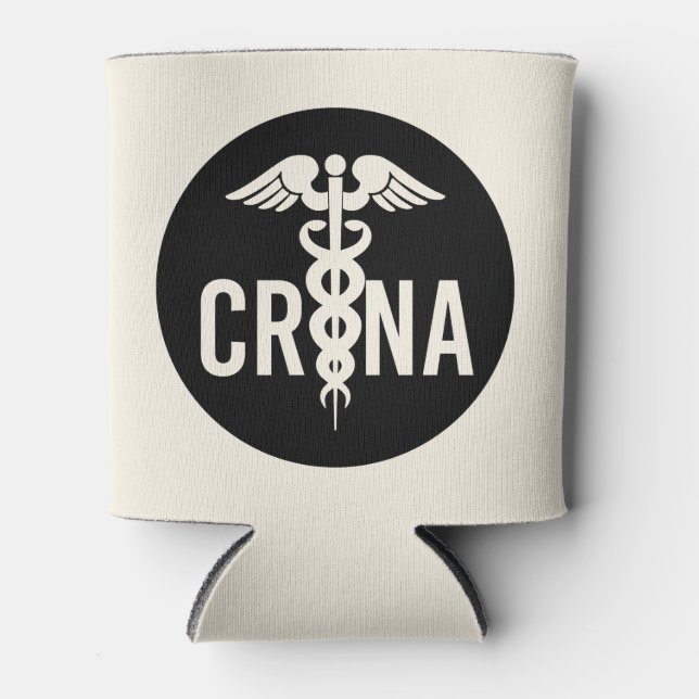 CRNA-zertifiziertes Geschenk für Krankenschwestern Dosenkühler (Vorderseite)