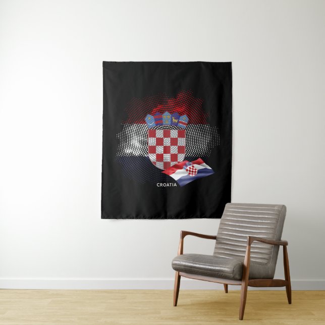 Croatia flag wandteppich (Beispiel)