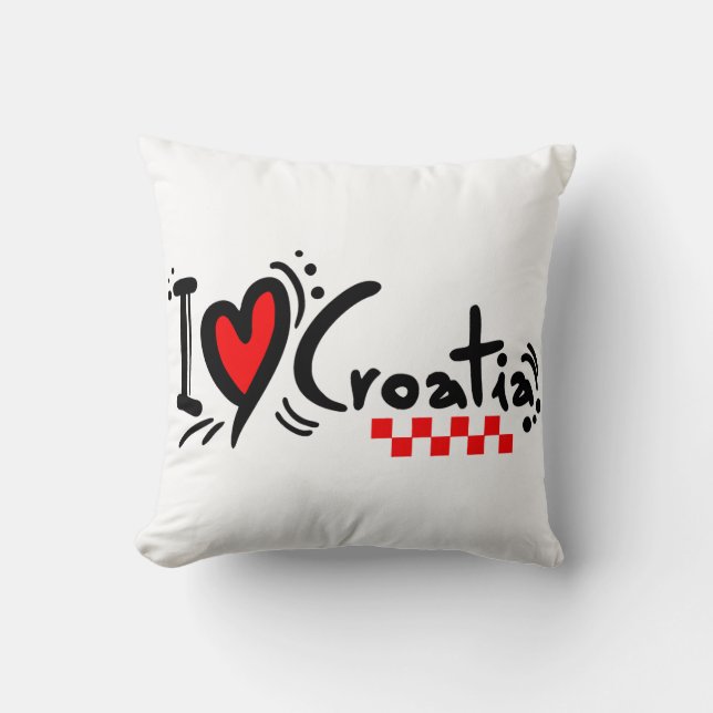 Croatia hrvatska kroatien hrv hr adria turism sea kissen (Vorderseite)