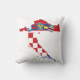 Croatia Hrvatska Kroatien Hrv Zagreb Split Flag Kissen