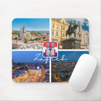 Croatia | Hrvatska | Zagreb | Capital of Croatia Mousepad