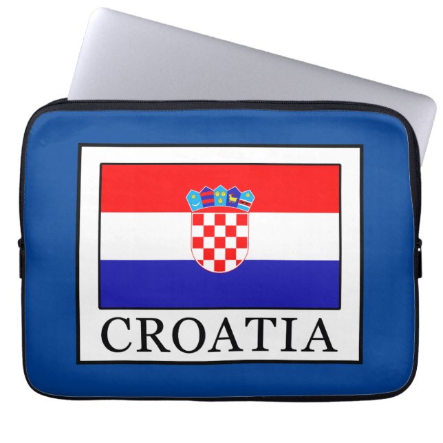 Croatia Laptopschutzhülle (Vorderseite)