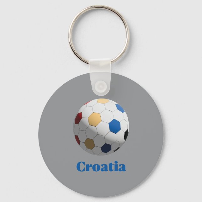Croatia Soccer Schlüsselanhänger (Vorderseite)