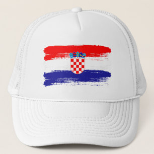 Croatian Flag Gift Football Fan Sports Truckerkappe