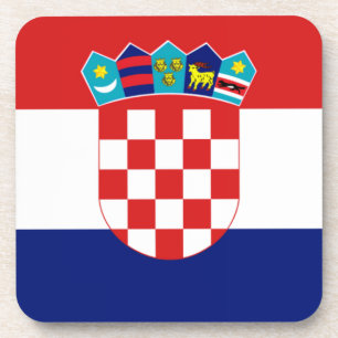 Croatian flag - Trobojnica Getränkeuntersetzer