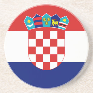 Croatian flag - Trobojnica Untersetzer
