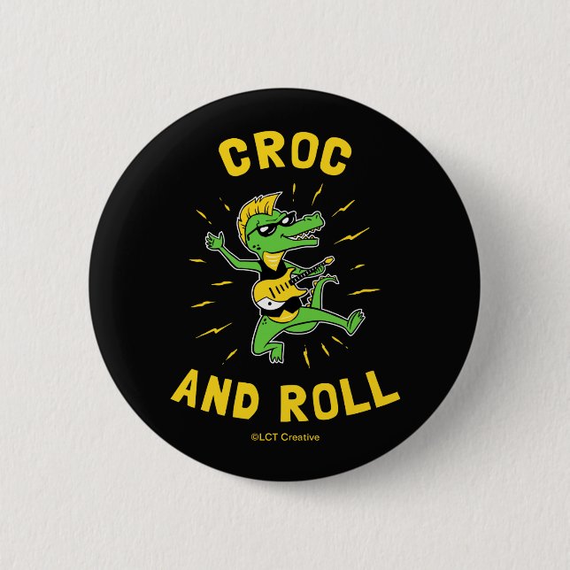 Croc and Roll Button (Vorderseite)