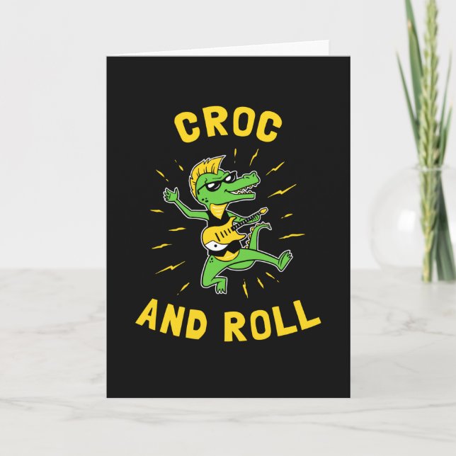 Croc and Roll Karte (Vorderseite)