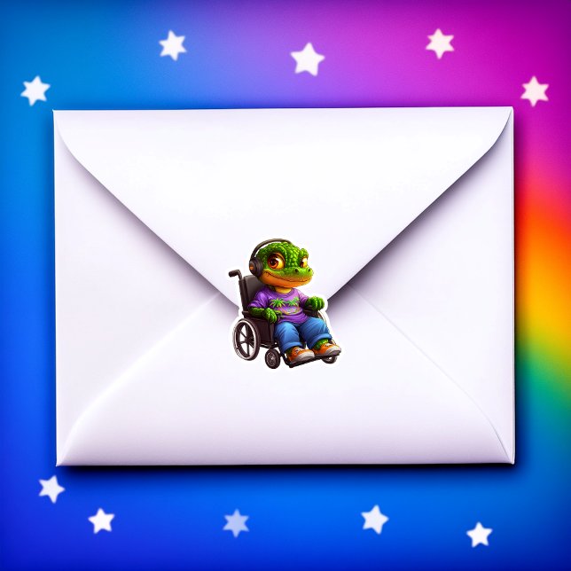 Croc auf Rädern Vinyl Sticker (Von Creator hochgeladen)