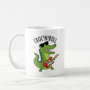 Croc N Roll Funny Crocodile Puns Kaffeetasse