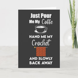 Crochet Cards Garn Hobby Knitter Karte