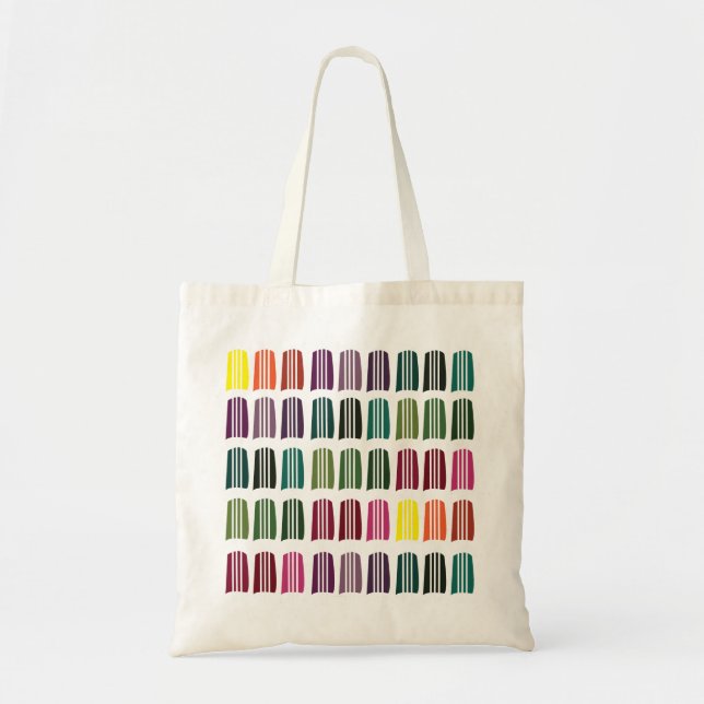 Crochet Colorful Knittergarn Muster Crochet Tragetasche (Vorne)